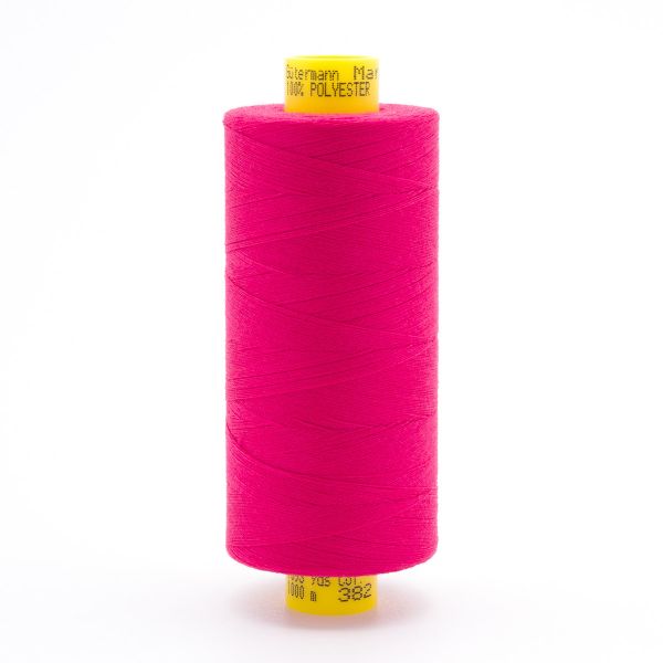 Нитка Gutermann Mara 150 (1000 метров), 1 кат., особо тонкая | 382 мальва