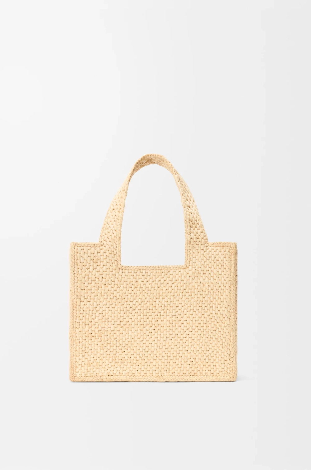 Loewe Маленькая сумка-тоут Font из рафии, натуральный/горчичный