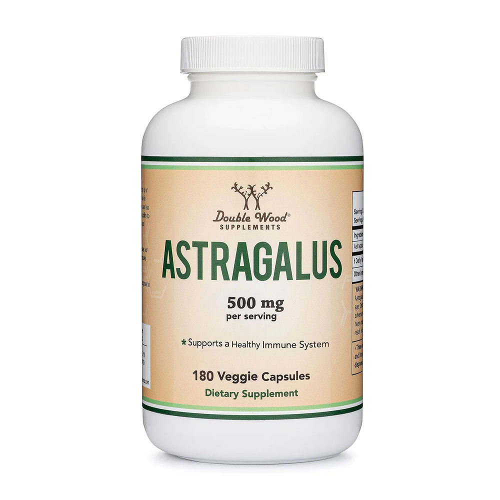 Double Wood Supplements - Astragalus - 300 x 500 mg capsules