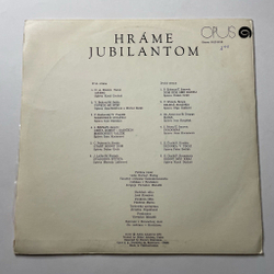 Винтажная виниловая пластинка LP Сборник Hrame Jubilantom (Чехословакия 1973)