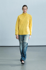 РУБАШКА ИЗ ПОПЛИНА С ДВУБОРТНОЙ ЗАСТЕЖКОЙ — ZW COLLECTION — ZARA