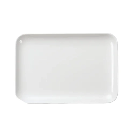 Блюдо 24,8*17,1*1,9 см прямоуг. с бортом White пластик меламин P.L. Proff Cuisine