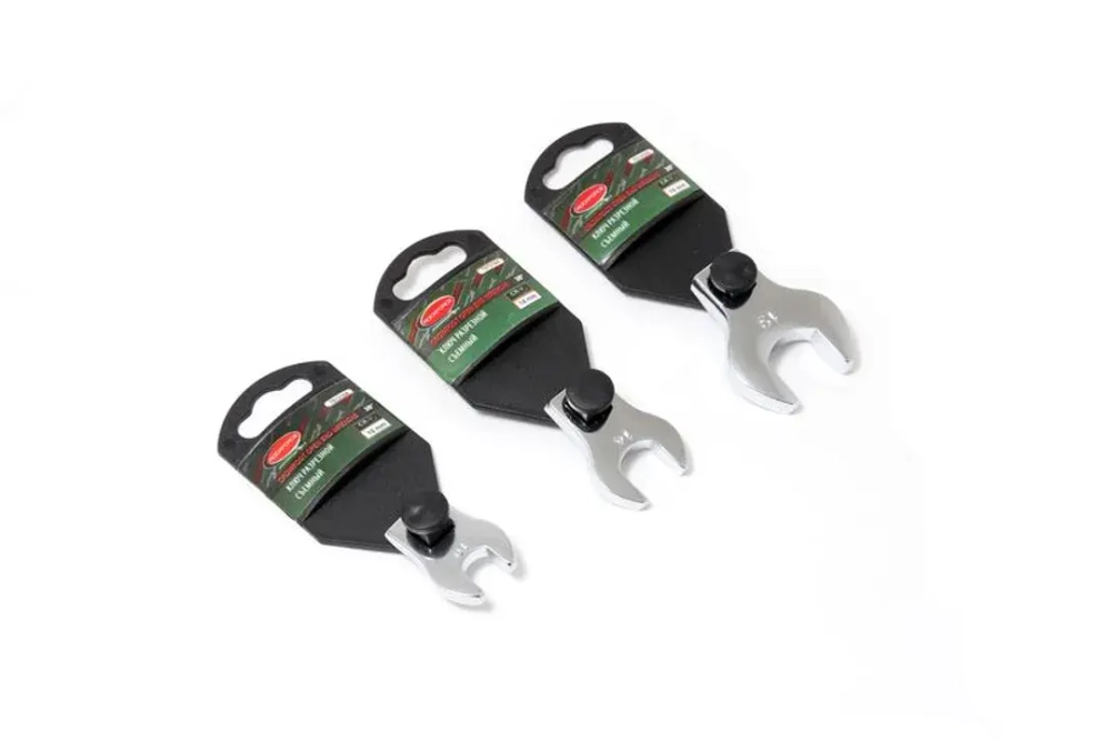 Ключ рожковый съемный 15мм, на пластиковом держателе RockForce##Rock FORCE RF-751315A