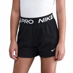 Шорты для девочки теннисные Pro Fleece Dri-Fit Shorts - black/black/black/white