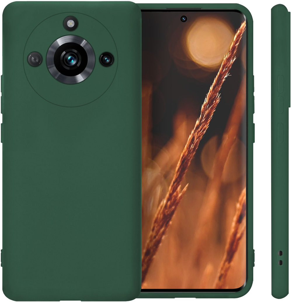 Мягкий Soft Touch чехол из силикона для REALME 11 PRO / 11 PRO PLUS с бархатной подкладкой