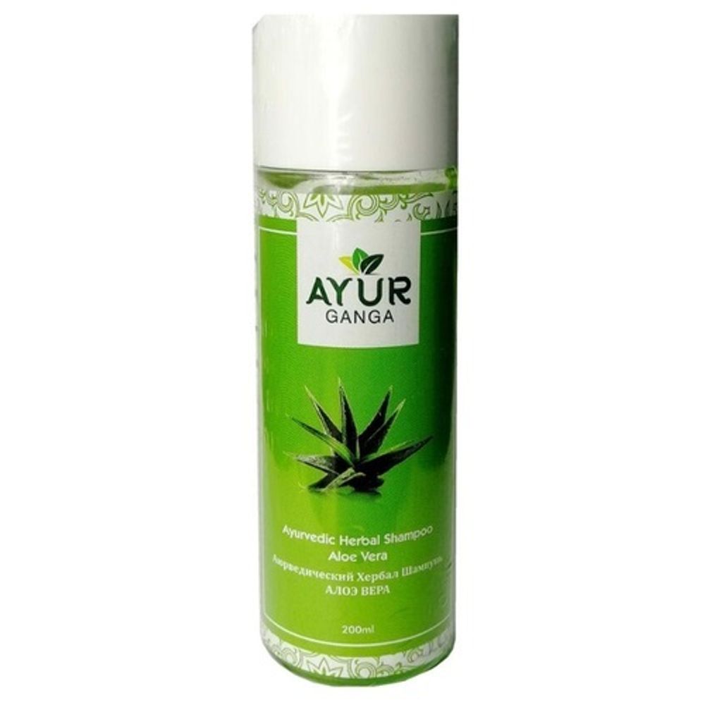 Шампунь Ayur Ganga Алое вера Ayurvedic Herbal 200 мл