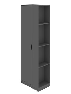 Шкаф РИЧИ-1 /800*1900*400/ левый шимо светлый / шимо светлый