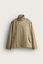 ТЕХНИЧЕСКИЙ ТРЕНЧ CROPPED FIT — ZARA