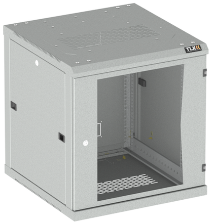 Шкаф настенный 19", 12U TLK TWC-126045-R-G-GY