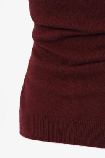 ZARA X JOHN GALLIANO ВЯЗАНЫЙ ЖИЛЕТ ИЗ 100% КАШЕМИРА, БУРГУНДИ