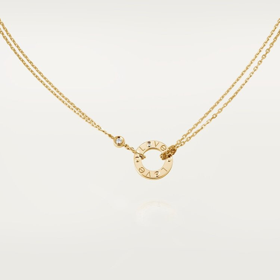 Cartier LOVE pendant, 2 diamonds
