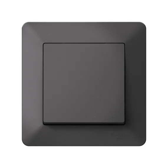 Рамка пластиковая на 1 пост Systeme Electric AtlasDesign Air Базальт ATN221401