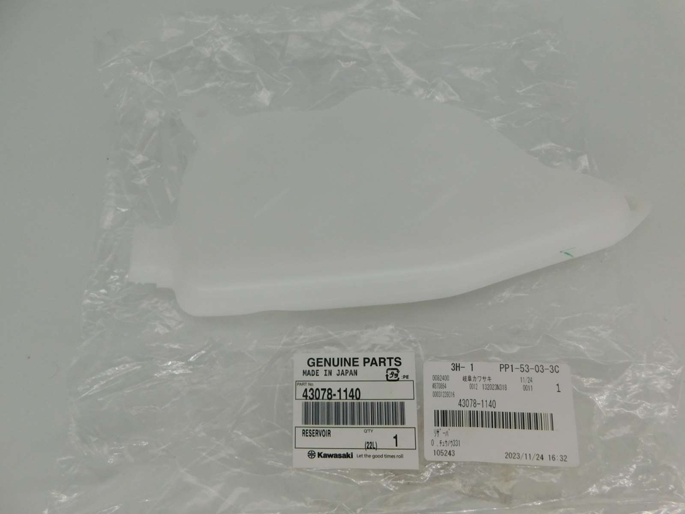 бачок расширительный Kawasaki KLX250 43078-1140