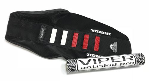 Купить    Чехол сиденья Honda CRF 250 18 и CRF 450 17-18 Бело-Красные вставки
