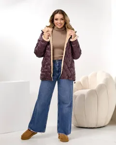 Куртка с мехом УК-4431-3 Фабрика Моды