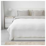 Покрывало IKEA VARELD (ВОРЕЛЬД), Белый, 230x250 см