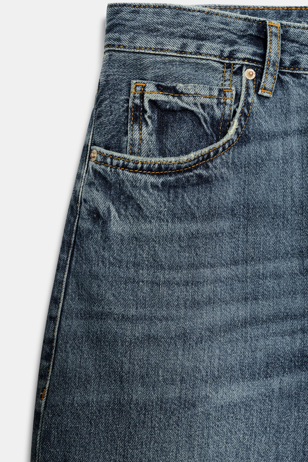 ДЖИНСЫ BARREL С ВЫСОКОЙ ПОСАДКОЙ — ZW COLLECTION — ZARA