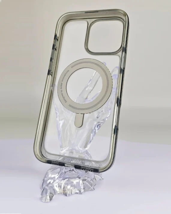 Чехол Anker MagGo Magnetic Case with Stand для Apple IPhone 16 Pro Серый (Titanium)