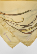Шелковый платок JUSAN YELLOW 140×140