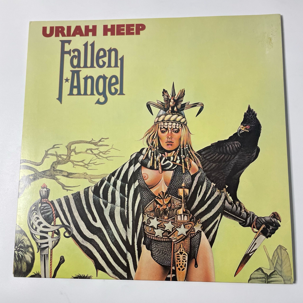 Винтажная виниловая пластинка LP Uriah Heep Fallen Angel (Швеция 1978)