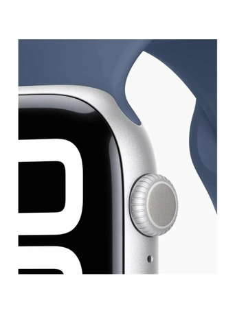Умные часы Apple Watch S10 42 мм, Silver Aluminium, Denim Sport Band - S/M