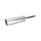 Adam Hall K4AJM3XM3 - адаптер TRS 6.3 mm stereo (M) - XLR (M), серебристый