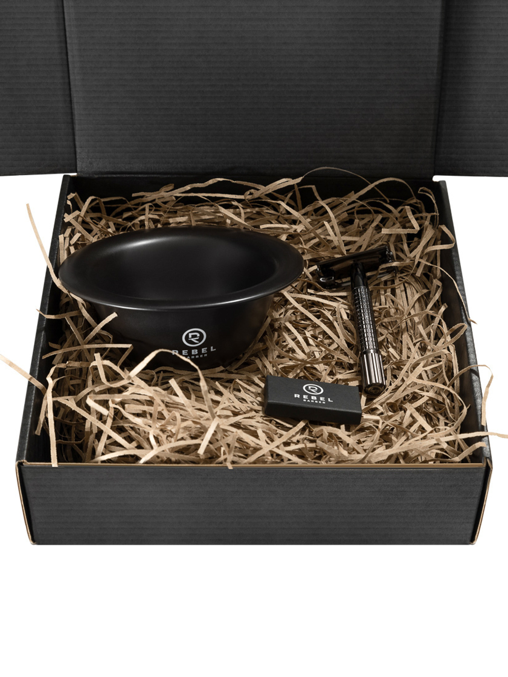 REBEL BARBER Compact Midnight Black - Подарочный набор для бритья