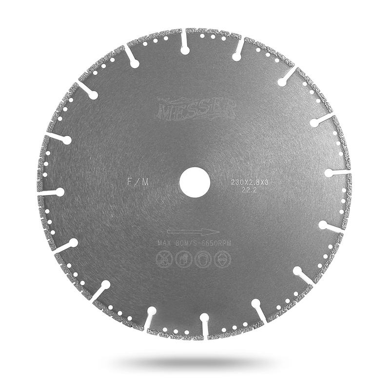 Алмазный диск для резки металла Messer F/M. Диаметр 125 мм. (01-61-125)