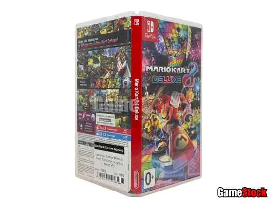 Mario Kart 8 Deluxe (Nintendo Switch, Б/У, Полностью на русском языке)