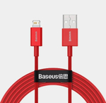 Кабель для зарядки Baseus Superior Series Fast Charging Data-Lightning 1m-красный