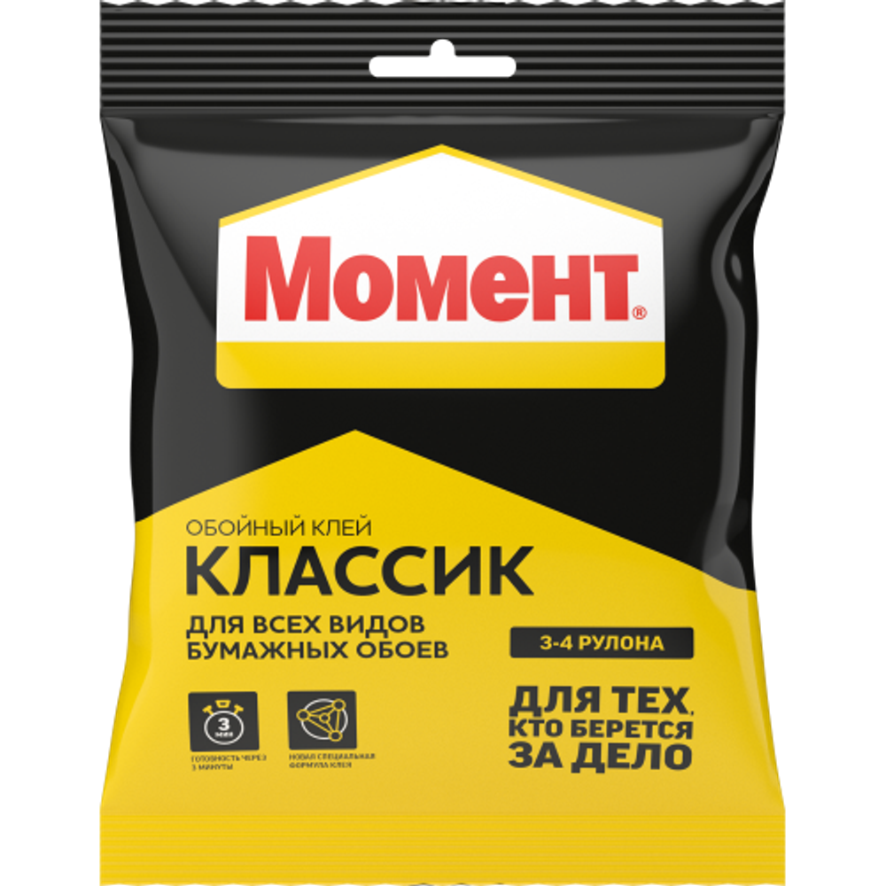 Клей для обоев Момент 762892 Классик 100 гр. | Момент