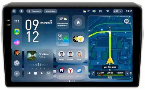 Магнитола для Suzuki Swift 5 2016-2023 (рамка глянцевая) - Teyes CC4-PRO монитор 10.36" 2K QLED на Android 13, Быстрейшая, Snapdragon 778G, ИИ, CarPlay, DSP, 4G SIM-слот