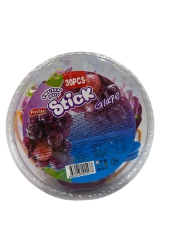 Желейная конфета на палочке со вкусом винограда, 30шт