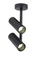 Светильник накладной светодиодный Rilon 1111B-B/L BLACK, 2×10 Вт, чёрный