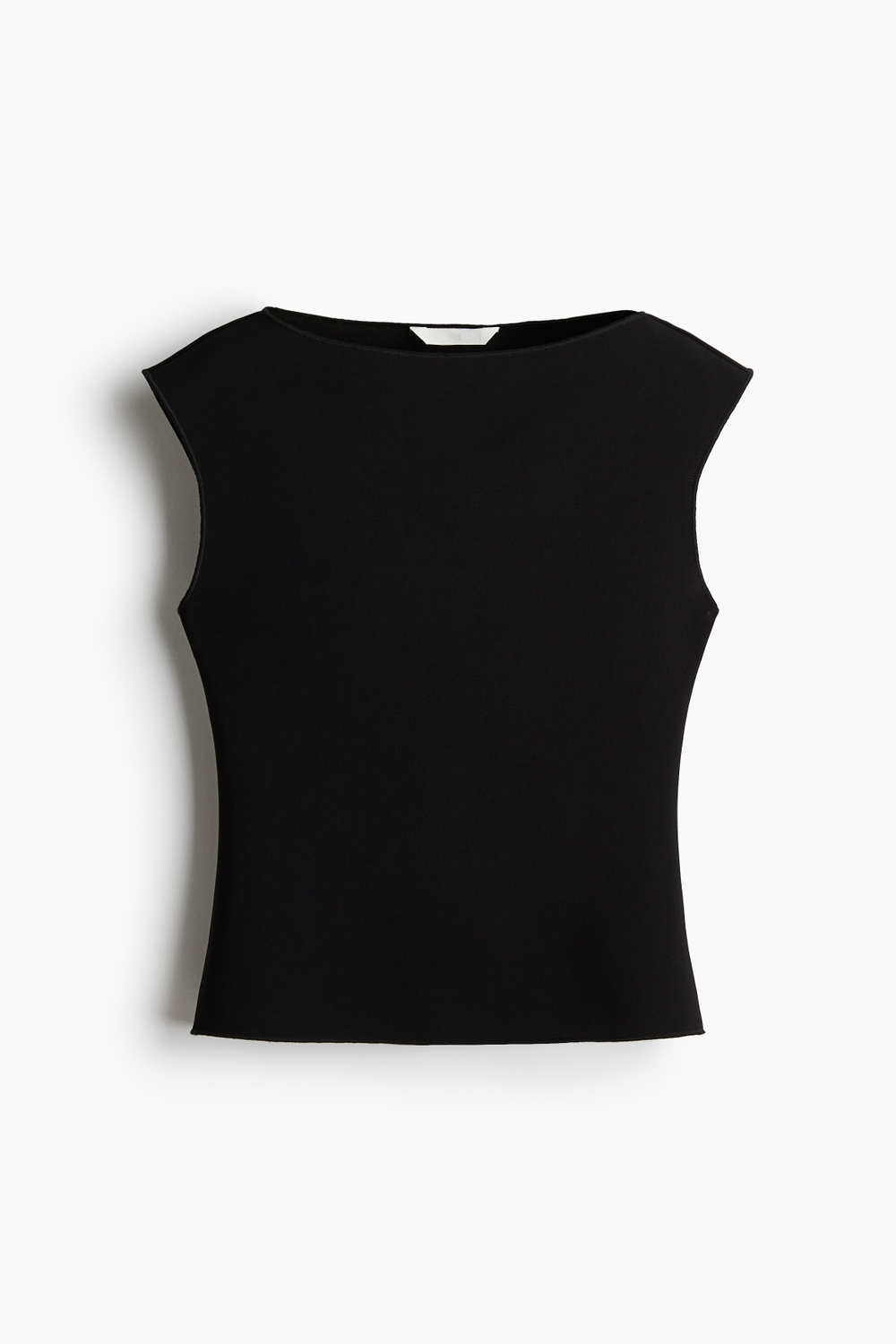 Топ с вырезом лодочка - H&M