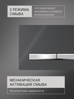 Кнопка смыва Geberit Sigma 50 115.788.SD.2 серая