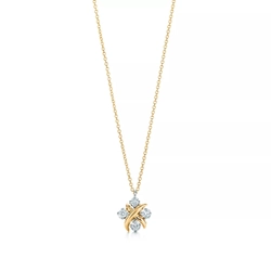 Подвеска из жёлтого золота с бриллиантами, Tiffany ⚜️Lynn, В наличии