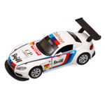 Модель 1:38  BMW Z4 GT3, белый, инерция, откр. двери