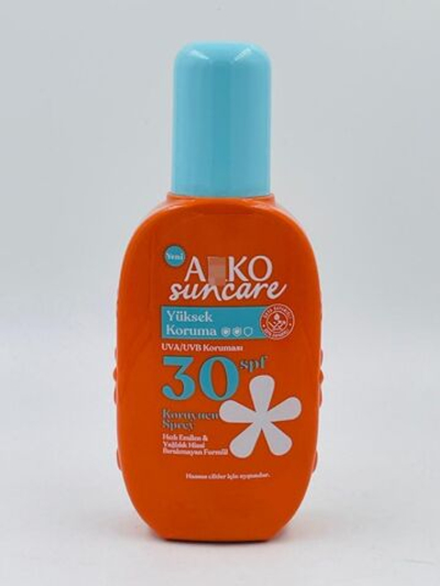 Солнцезащитный спрей SPF30 Аrко Suncare, с соком алоэ и витамином Е, 200 мл (Турция)