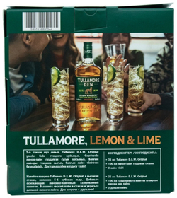 Tullamore D.E.W. Original 0,5 л. В подарочной упаковке 2шт со стаканом
