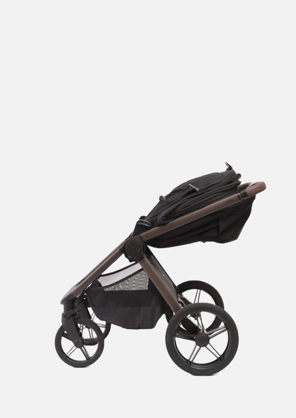 Peppy Коляска детская Soho 2 в 1 Black Черный