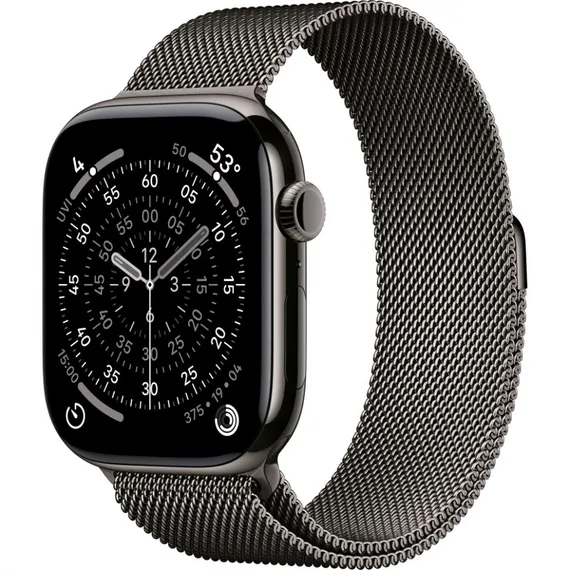 Умные часы Apple Watch Series 11 46 мм Titanium Milanese Loop Серый Slate
