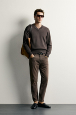 УКОРОЧЕННЫЕ ДЖИНСЫ SLIM FIT — ZARA