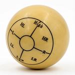 Тренировочный шар для русского бильярда 68 мм "Training Ball"