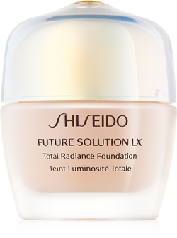 Shiseido Future Solution LX Total Radiance Foundation - Тональный флюид с защитой SPF 15, омолаживающий. оттенок Golden 3/Doré 3, 30 ml