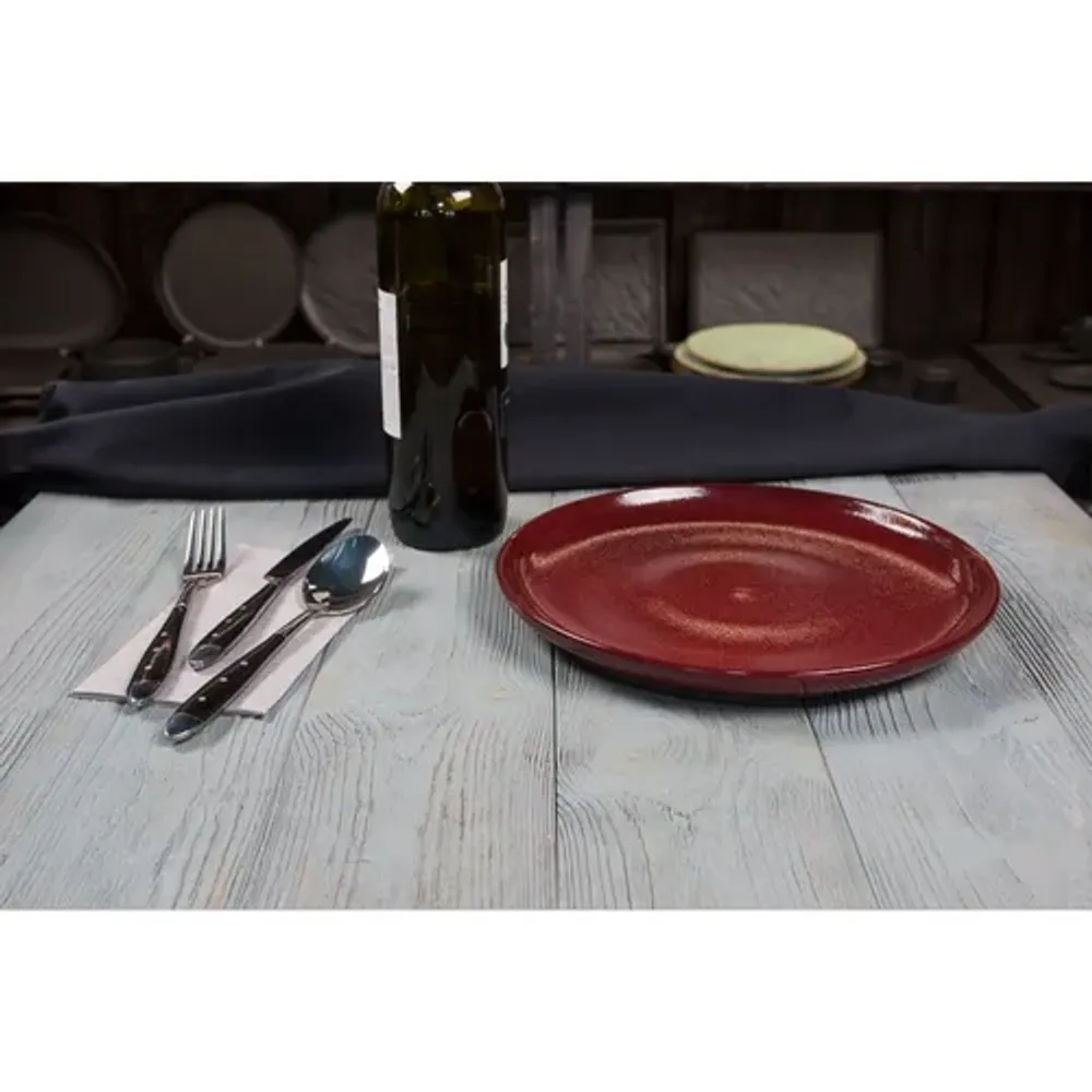 Тарелка d 26,5 см h2,5 см Evolution Dark Red P.L. Proff Cuisine [1]