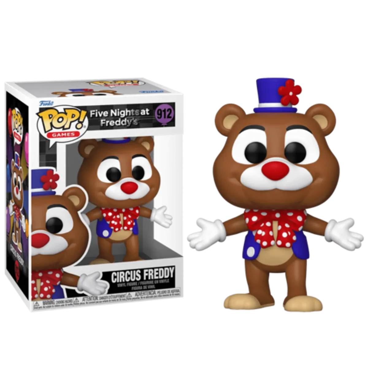 Фигурка Funko POP! Five Nights at Freddy's: Circus Freddy (912) (Б/У)
