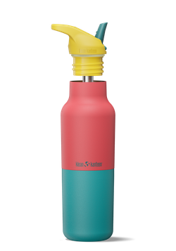 Термобутылка Klean Kanteen Rise Vac Classic Flip Sport 16oz (473 мл) Cayenne Kaleidoscope