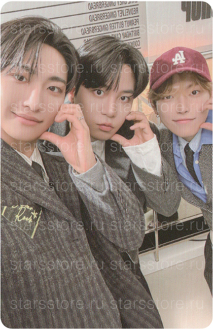 Фотокарта Hongjoong & Seonghwa & Jongho ATEEZ - 2026 SEASON'S GREETINGS