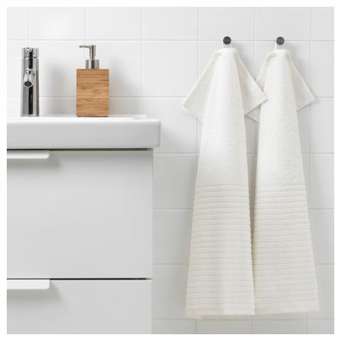 Полотенце IKEA VAGSJON (ВОГШЁН), Белый, 40х70 см